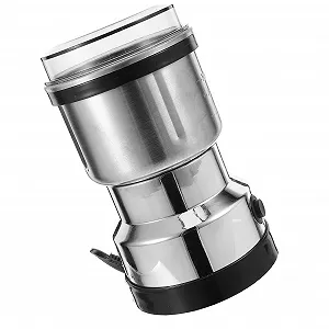 Электрическая кофемолка, нержавеющая сталь, мини, портативная для дома, путешествий, офиса и небольших кухонь, для эспрессо - Фото 1