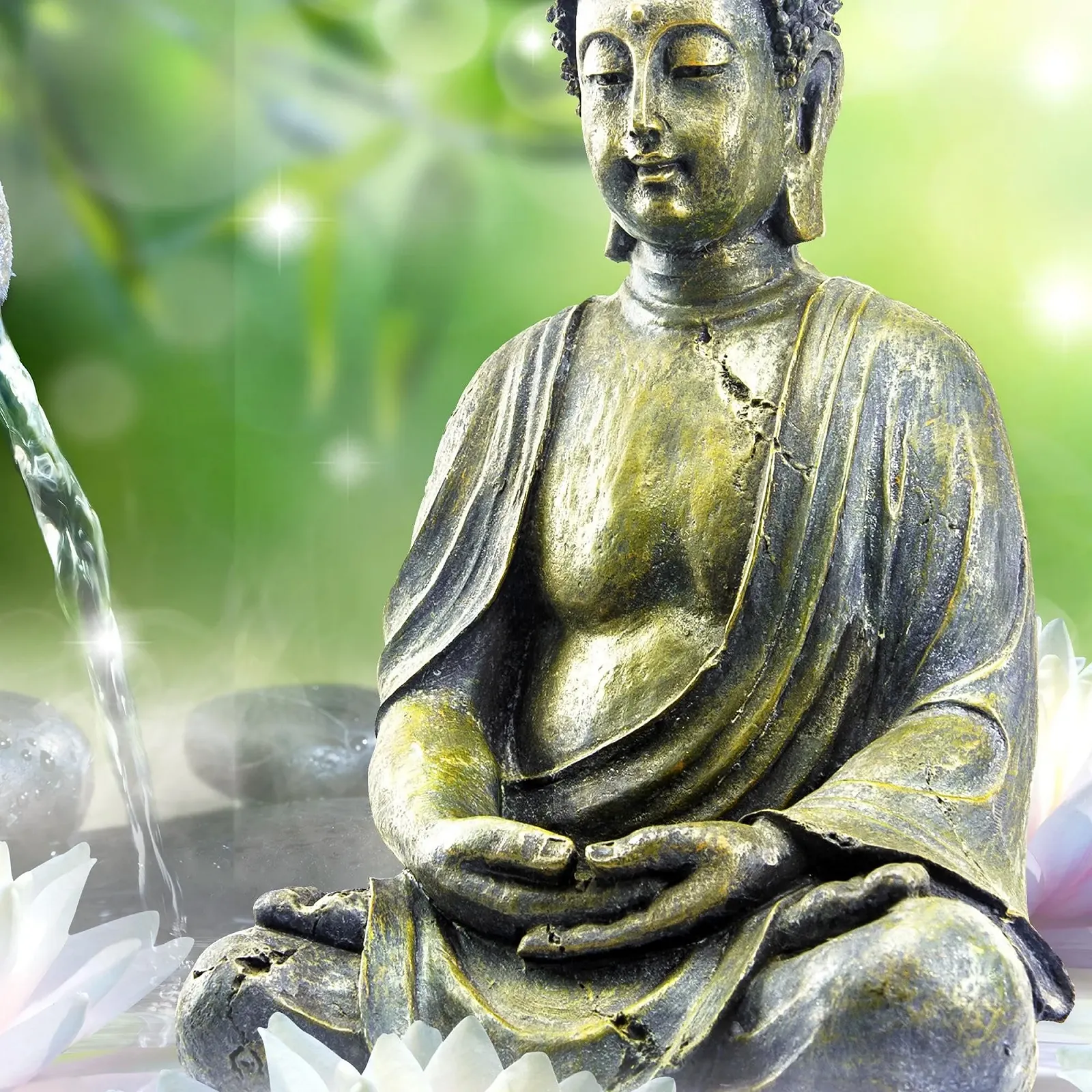 Картина Runa Art Feng Shui Buddha 200 x 100 см 5 шт. XXL Зелена 018251a, фото №8 Картина Runa Art Feng Shui Buddha 200 x 100 см 5 шт. XXL Зелена 018251a, фото №8
