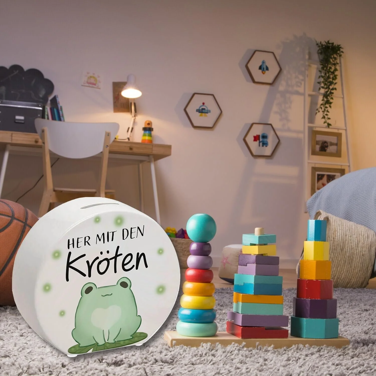 Скарбничка керамічна Жаба "Her with the Toads" Каваї Комікс, фото №6