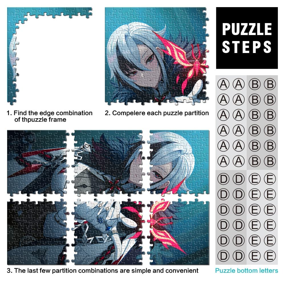 Деревянный пазл Genshin Impact Arlecchino 1000 деталей 50 x 75 см, фото №2 Деревянный пазл Genshin Impact Arlecchino 1000 деталей 50 x 75 см, фото №2