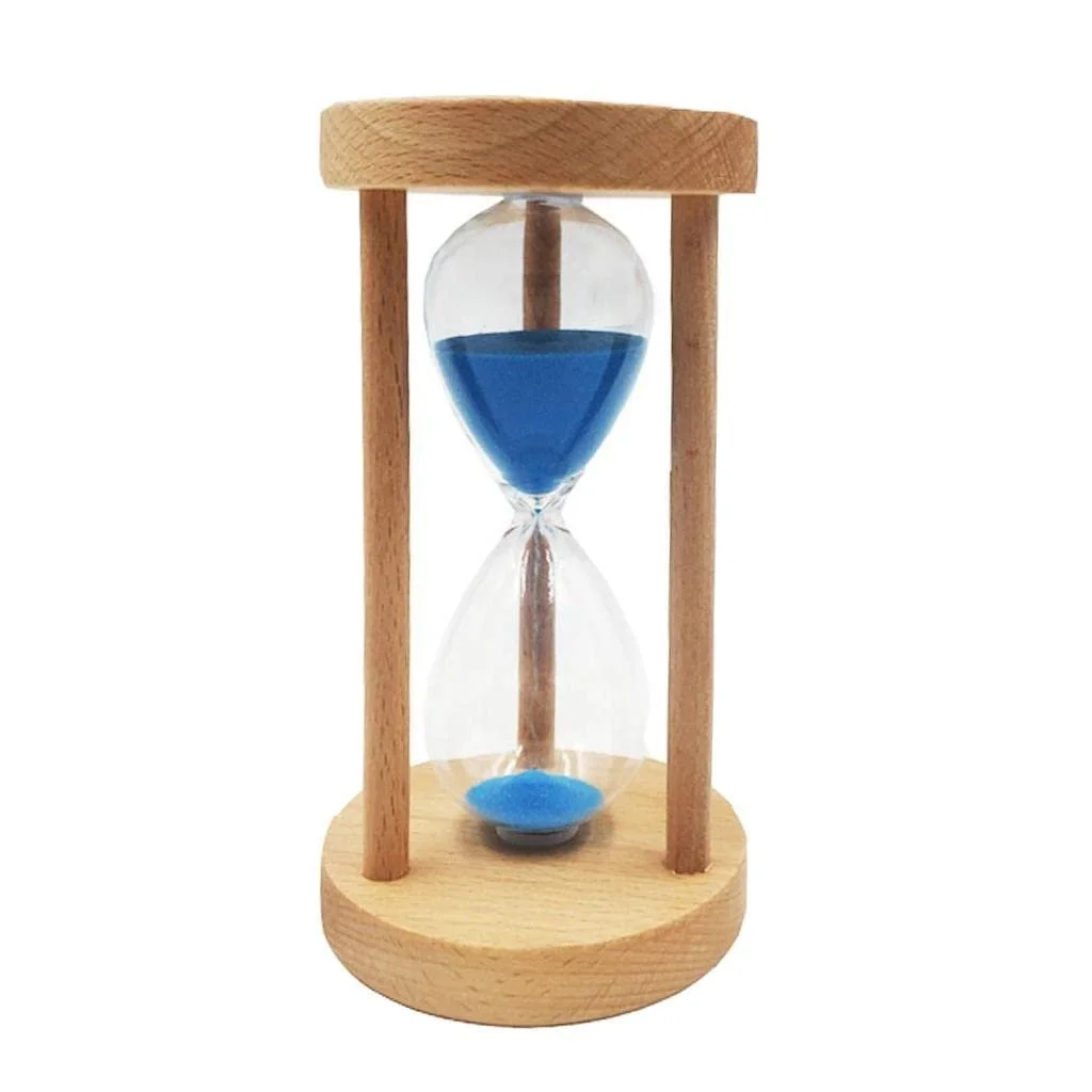 Пісочний годинник Kitchen Timer у дерев'яній рамі 30 хвилин синій, фото №5