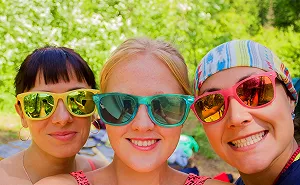 Вінтажні прямокутні сонцезахисні окуляри FSMILING 80-х для вечірок, фантазійні, для чоловіків та жінок synthetic.ua - Фото 1