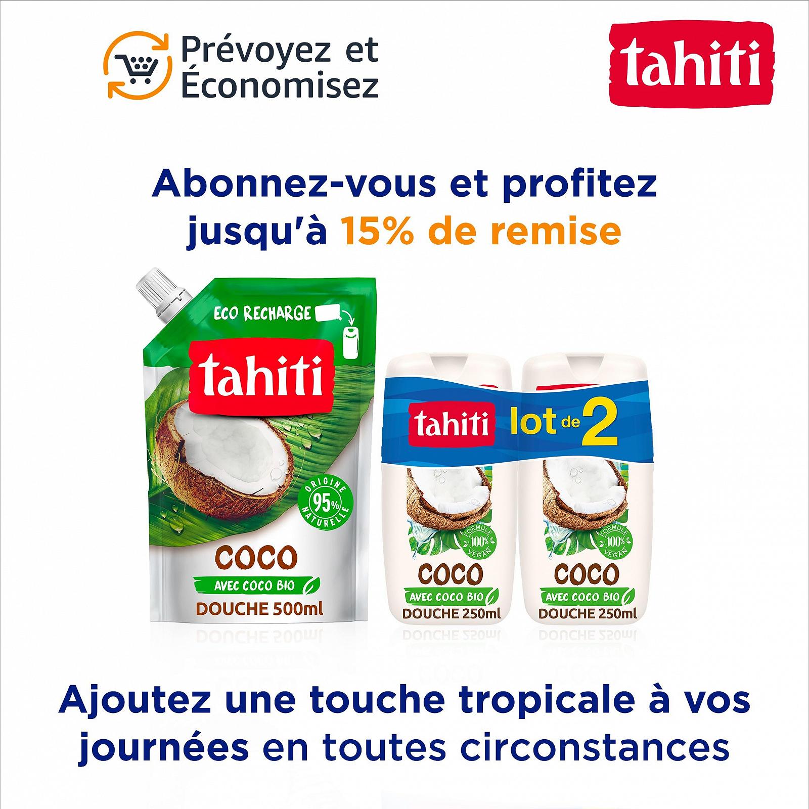 Гель для душа Tahiti Лайм и Моной де Таити 3 х 250 мл, фото №7