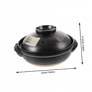 Кастрюля Mobestech Ceramic 1 шт керамическая с крышкой для равномерного распределения тепла synthetic.ua - Фото 1