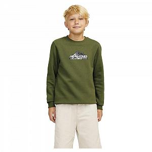 Толстовка JACK&JONES JUNIOR Jcomountain Logo Sweat Crew Neck Sn Mni для хлопчиків - Фото 1