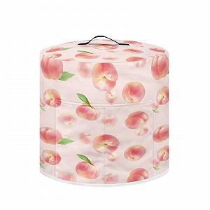 Протектор Poceacles Pink Peach Print Pressure Cooker с мешком для мультиварки, рисоварки и скороварки Размер L Розовый synthetic.ua - Фото 1