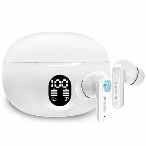 Наушники-переводчики SIOTMERA Y113s для голосового перевода в реальном времени со 144 языками, мгновенный оффлайн переводчик для путешествий, бизнеса и обучения, для iOS и Android BT 5.4, белый - Фото 1