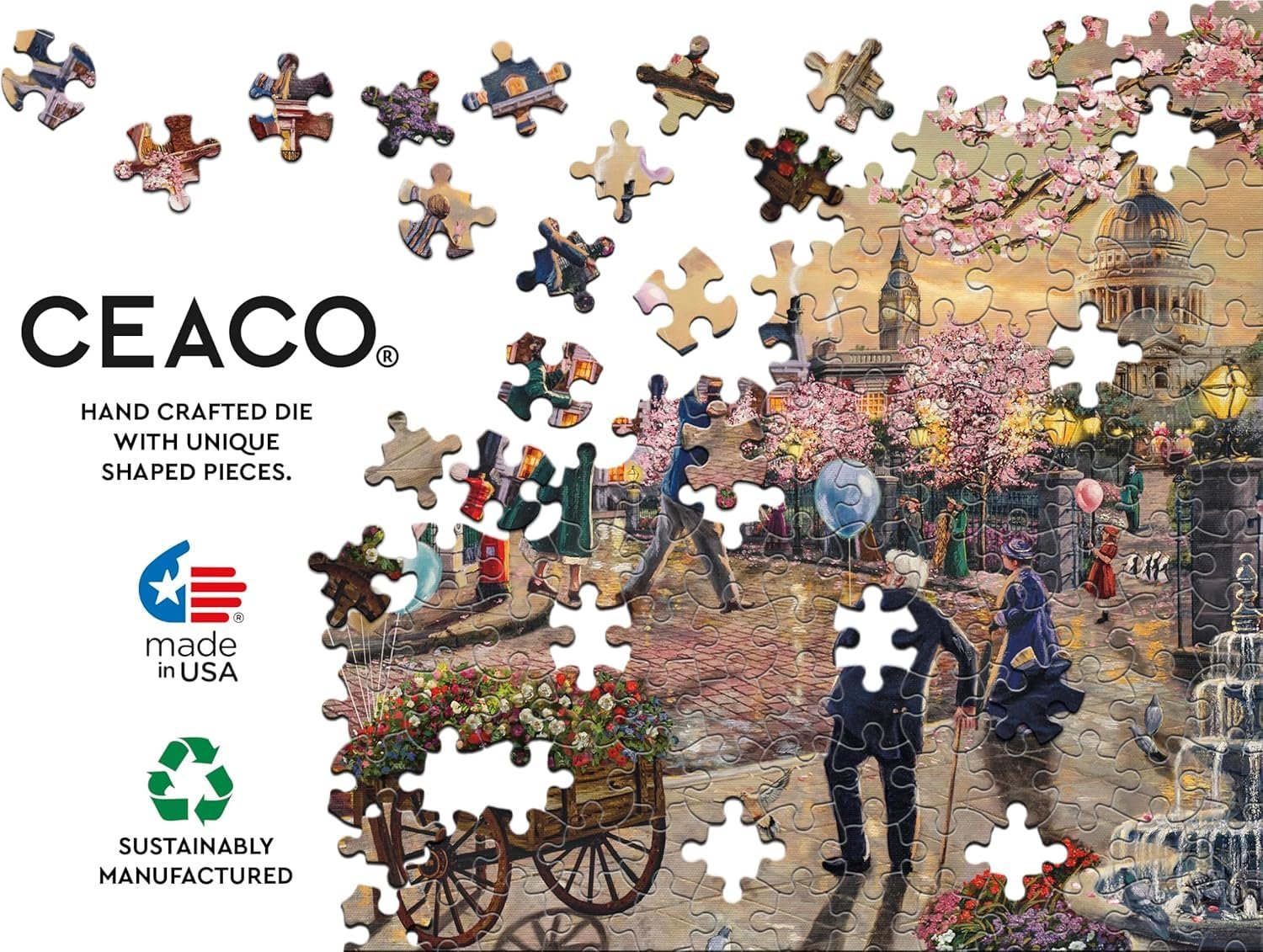 Пазл Ceaco Disney Thomas Kinkade Mary Poppins Returns 1000 деталей, фото №7 Пазл Ceaco Disney Thomas Kinkade Mary Poppins Returns 1000 деталей, фото №7