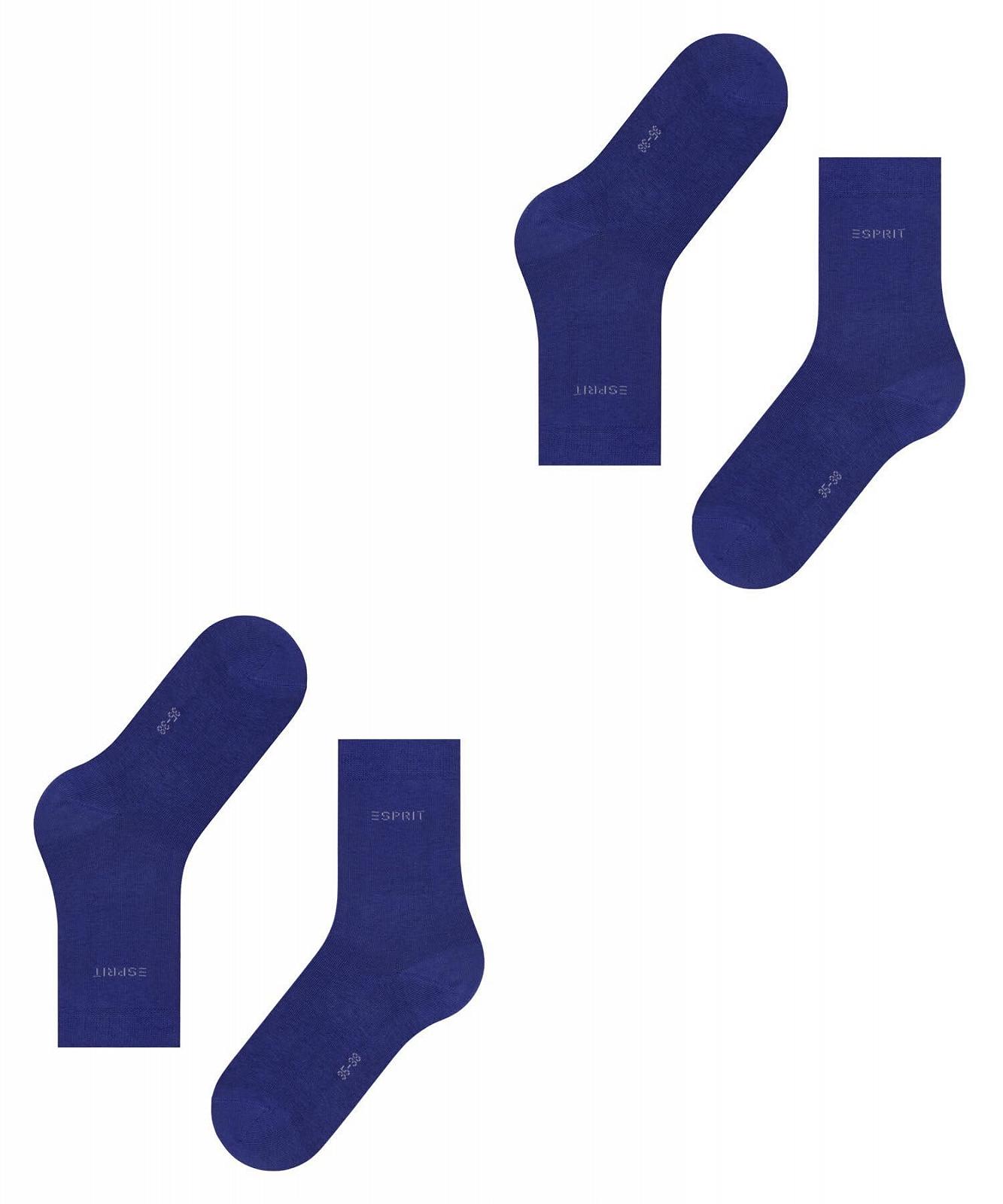 Шкарпетки Esprit Бавовняні Однотонні 2 пари Чорний/Сірий Розмір 39-42, фото №5