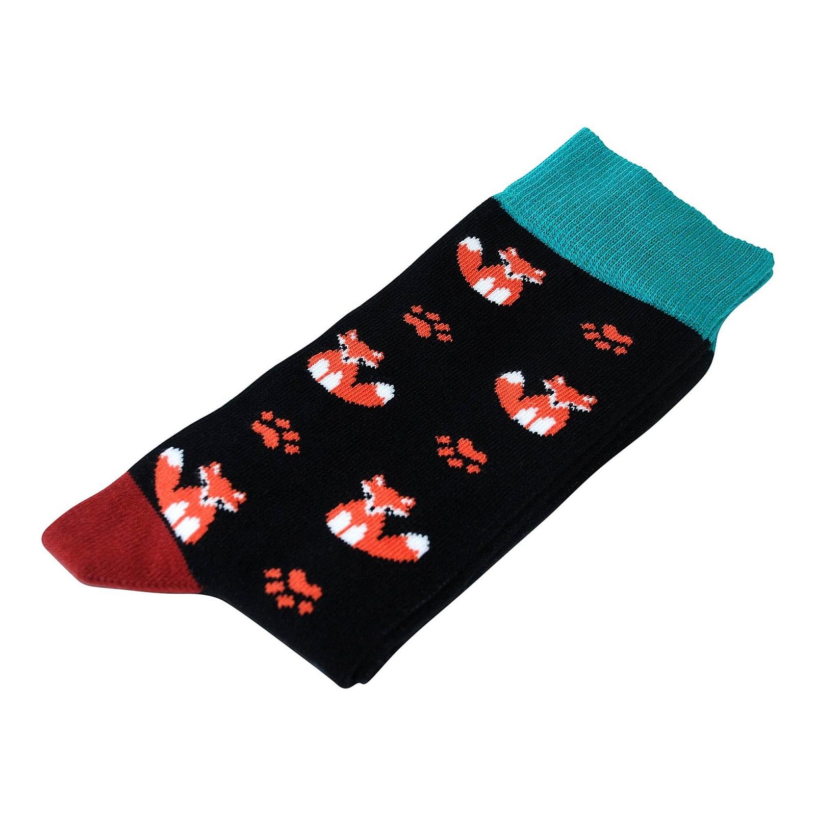 Носки Doris & Dude Bamboo, подарочный набор 3 пары, размер M 3-7, Хамелеон Леопард Лис, разноцветные, фото №5