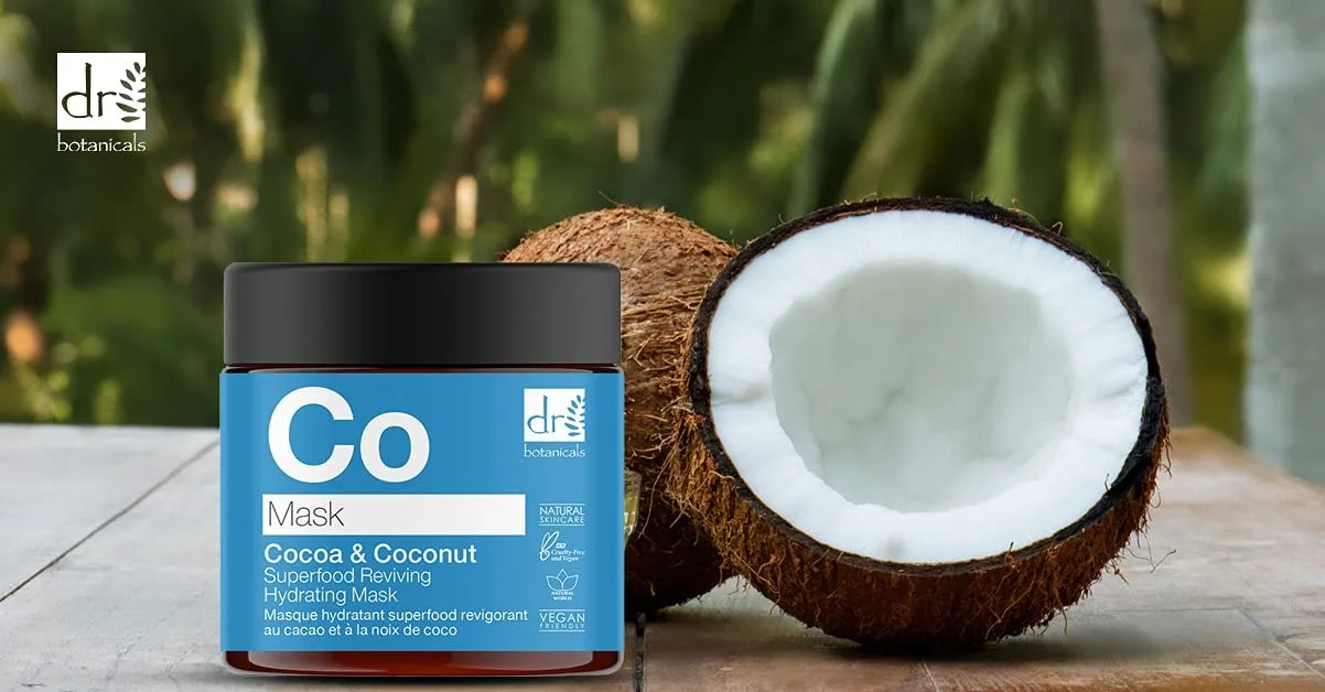 Маска Dr Botanicals Cocoa and Coconut Superfood Invigorating Moisturising Увлажняющая, фото №4