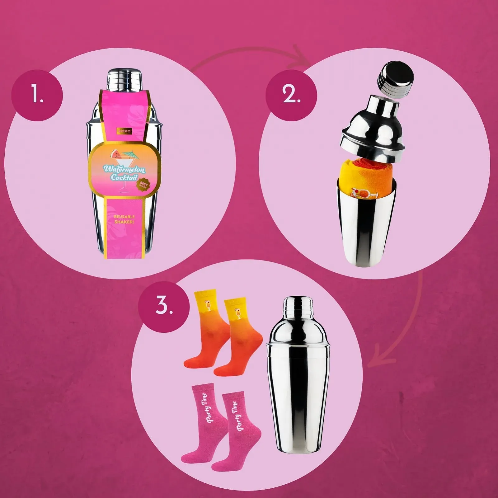 Шкарпетки Soxo Drinks 35-40, фото №2 Шкарпетки Soxo Drinks 35-40, фото №2