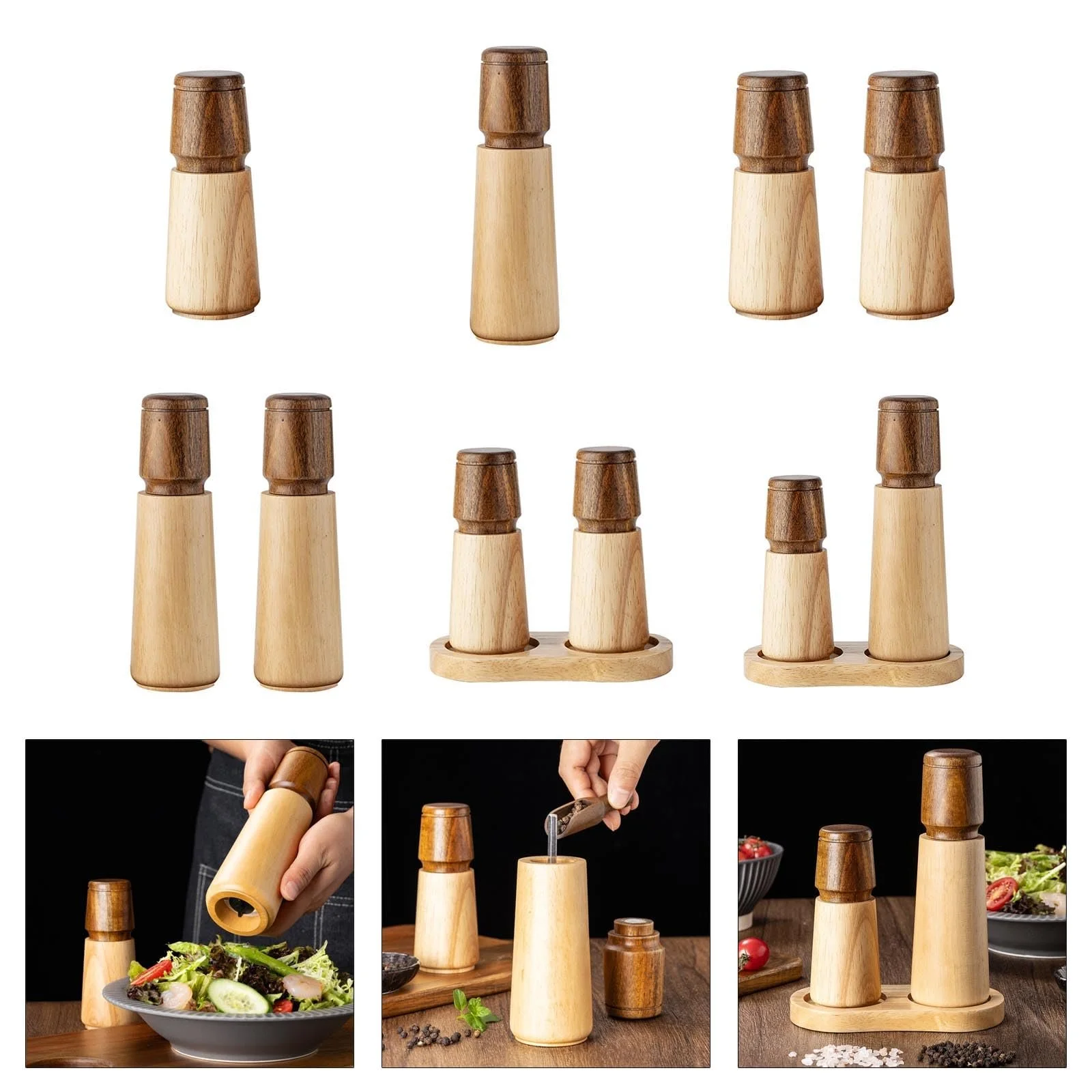 Млин Дерев'яний Ручний для Спецій, Міцний, фото №2