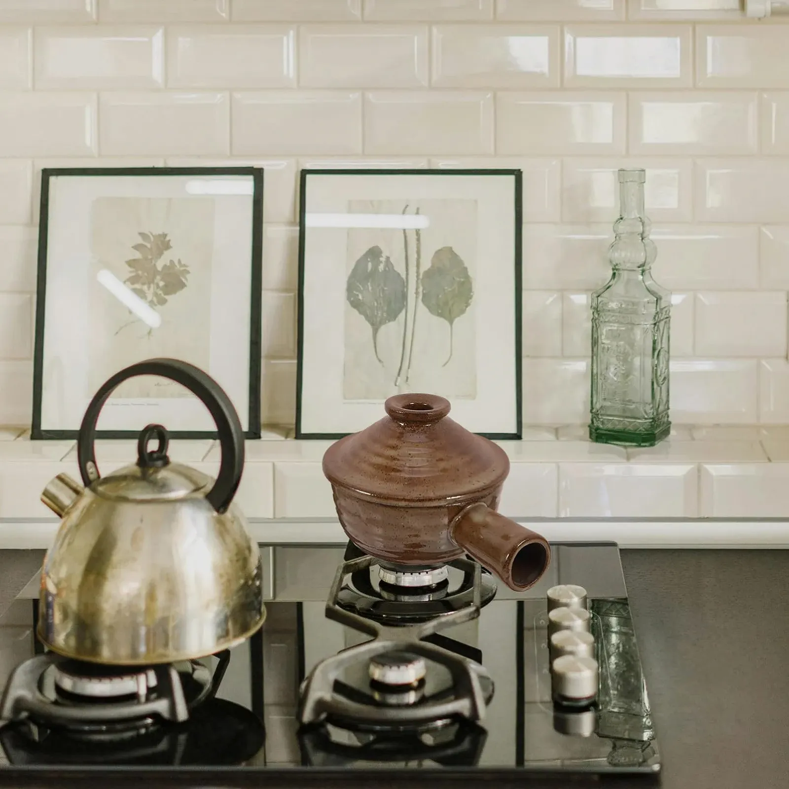 Кастрюля Toyvian керамическая с крышкой термостойкая, фото №4