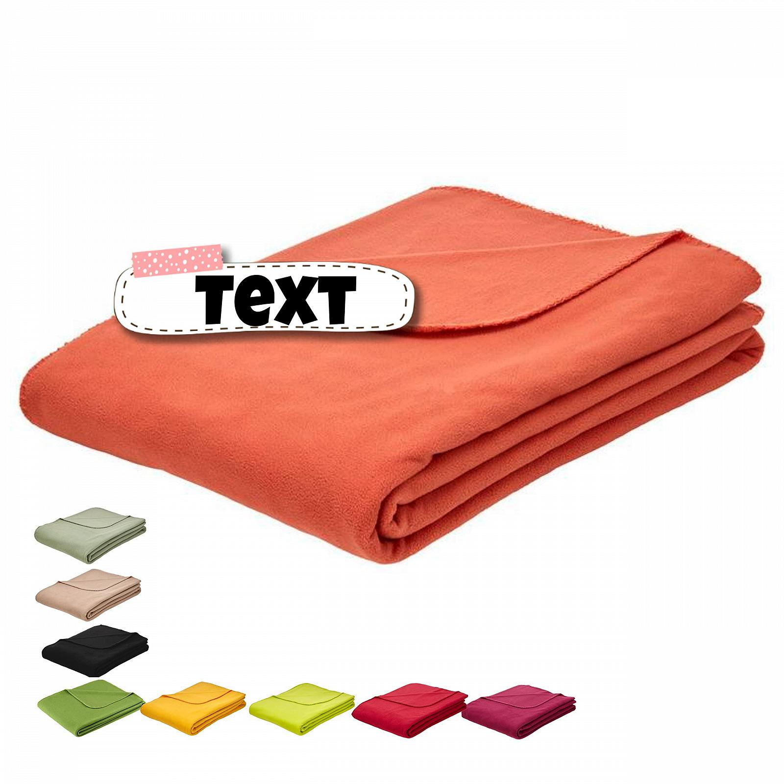 Плед Флісовий Felix Кораловий, 150 x 200 см, з вишивкою імені, фото №1 Плед Флісовий Felix Кораловий, 150 x 200 см, з вишивкою імені, фото №1