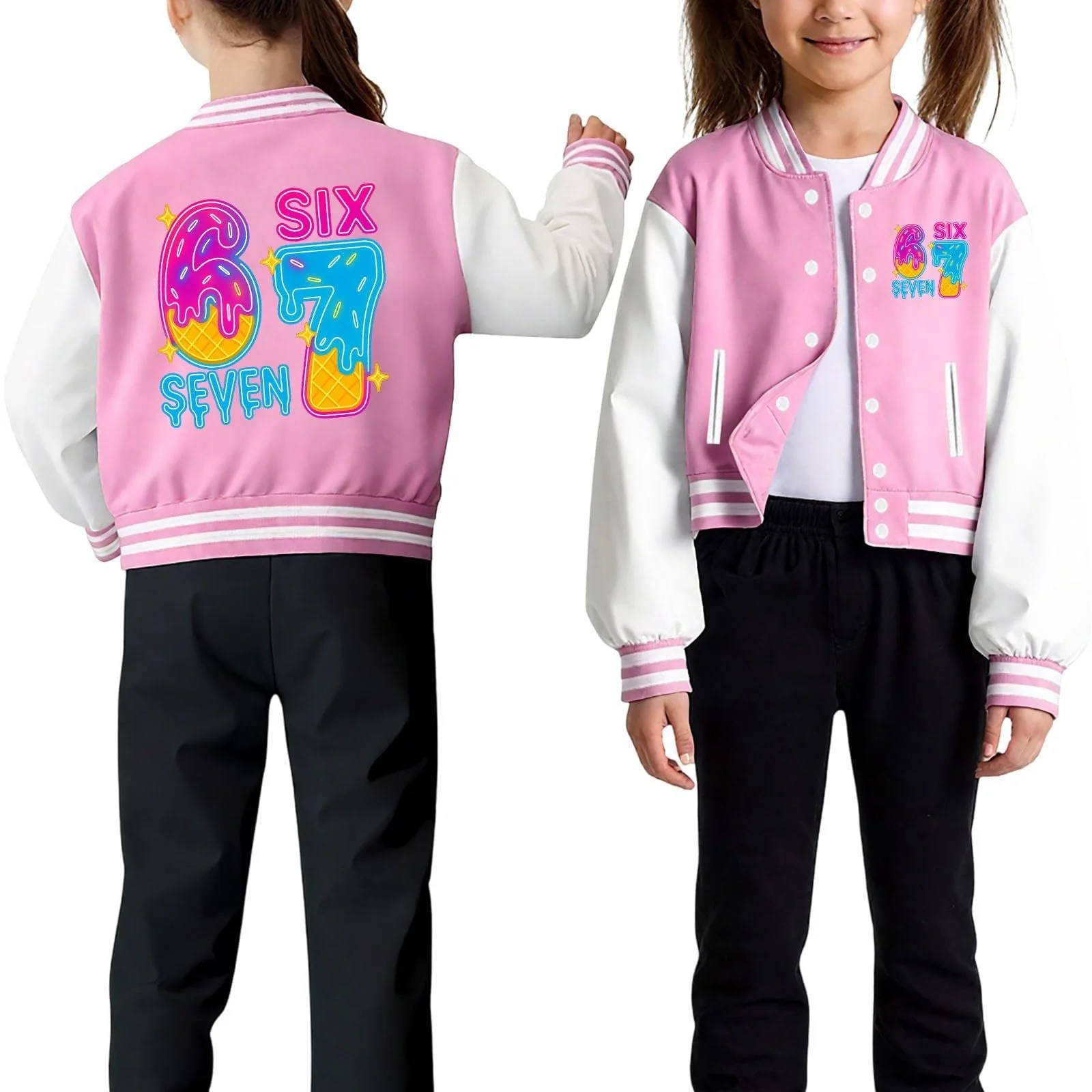 Толстовка Детская Generisch 67 Fun Meme Ice Cream Принт, фото №2