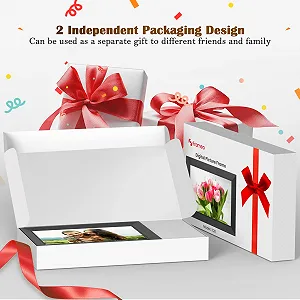 Цифровая фоторамка WONNIE Frameo 10.1 дюйма HD 1280 x 800 IPS Touchscreen 32 GB WiFi Auto Rotation synthetic.ua - Фото 1