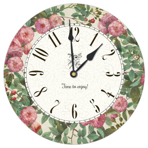 Настенные часы Presentville круглые Time to enjoy 36 см  CHR_K_15M049, фото №1