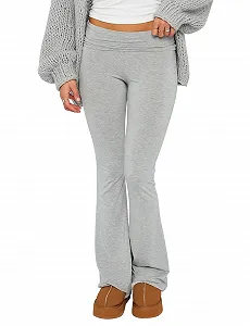 Брюки Betrodi Skinny Женские с низкой посадкой, расклешенные, эластичные - Фото 1