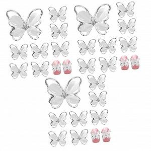 Украшения для ногтей FRCOLOR Бабочка 30шт - Фото 1