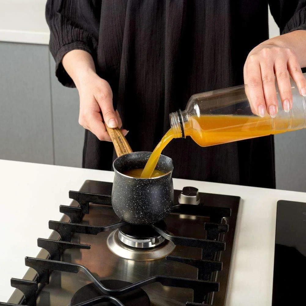 Турка NAVA 430 мл з гранітним покриттям для приготування турецької кави, фото №4