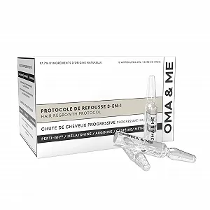 Купить Сыворотка OMA & ME 3-в-1 против выпадения волос и для стимуляции роста волос, 12 флаконов по 6 мл (1 месяц лечения) - Фото 1 Сыворотка OMA & ME 3-в-1 против выпадения волос и для стимуляции роста волос, 12 флаконов по 6 мл (1 месяц лечения) - Фото 1