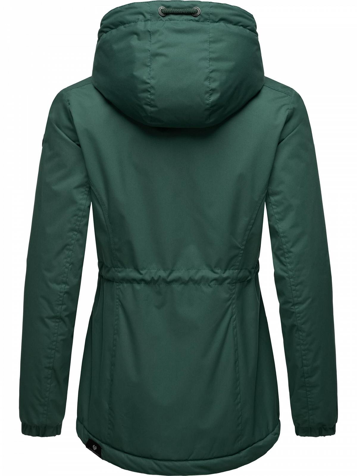 Теплая зимняя водонепроницаемая куртка с капюшоном Ragwear Dankka женская YOUMODO, фото №3