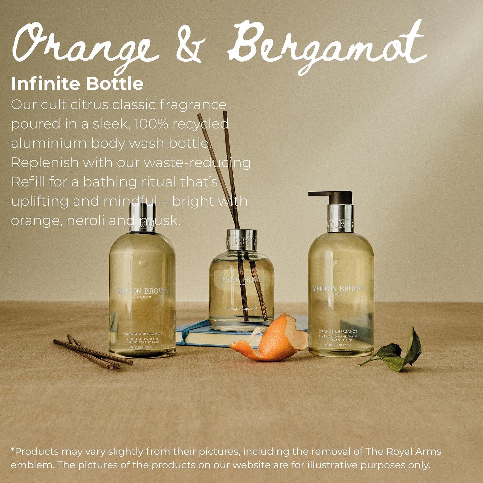 Гель для душа MOLTON Brown Orange & Bergamot Infinite Bottle 400 мл, фото №4