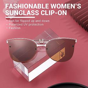 Поляризовані сонцезахисні окуляри з кліпсою з функцією відкидання, підходять для водіння synthetic.ua - Фото 1