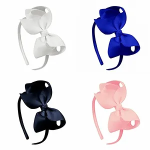 Набір обручів на голову з бантом synthetic.ua - Фото 1