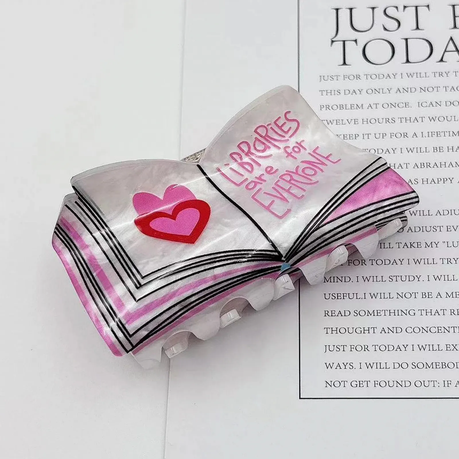 Заколка для волосся Книга, фото №6