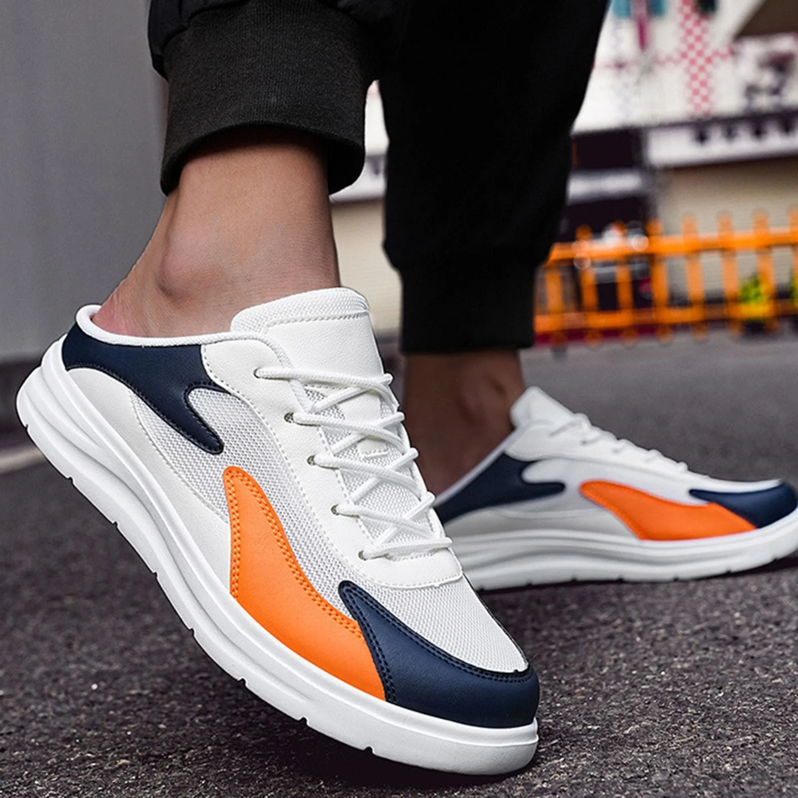 Чоловічі Кросівки Зручні кросівки для бігу та відпочинку Чорний, фото №4