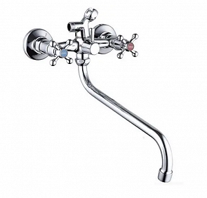 Смеситель для ванны ZEGOR TROYA DMX7 A605 - Фото 1