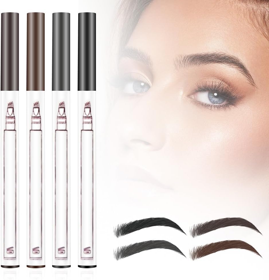 Олівець для брів Waterproof 3D Microblading з 4 наконечниками 2 в 1 всі кольори, фото №1