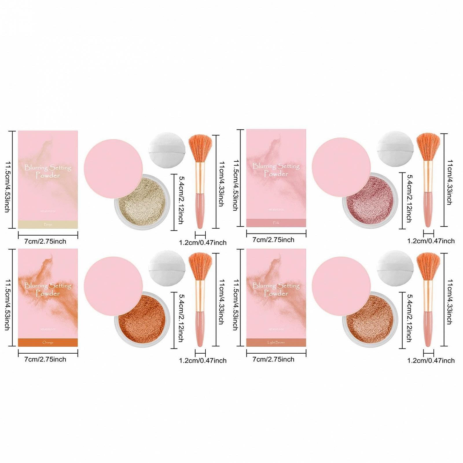 Пудра Allaura Beauty Rosa Fixierpuder размывающая, 6 г, фото №5