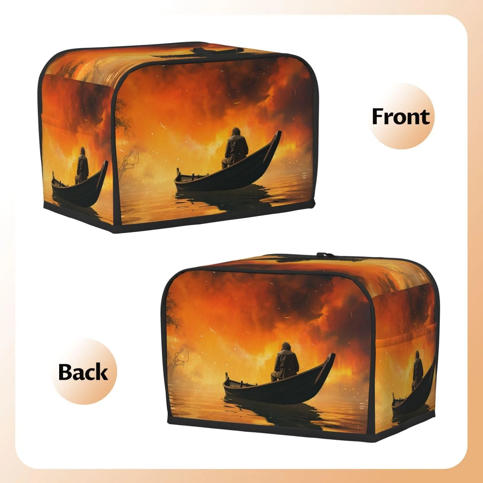 Чохол для тостера на 2 скибки Mann und Boot, з двома кишенями, надм'який чохол для приладів, пилозахисний чохол для кухні, маленький чохол для духовки, кухонний чохол для хлібопічки, фото №6 Чохол для тостера на 2 скибки Mann und Boot, з двома кишенями, надм'який чохол для приладів, пилозахисний чохол для кухні, маленький чохол для духовки, кухонний чохол для хлібопічки, фото №6