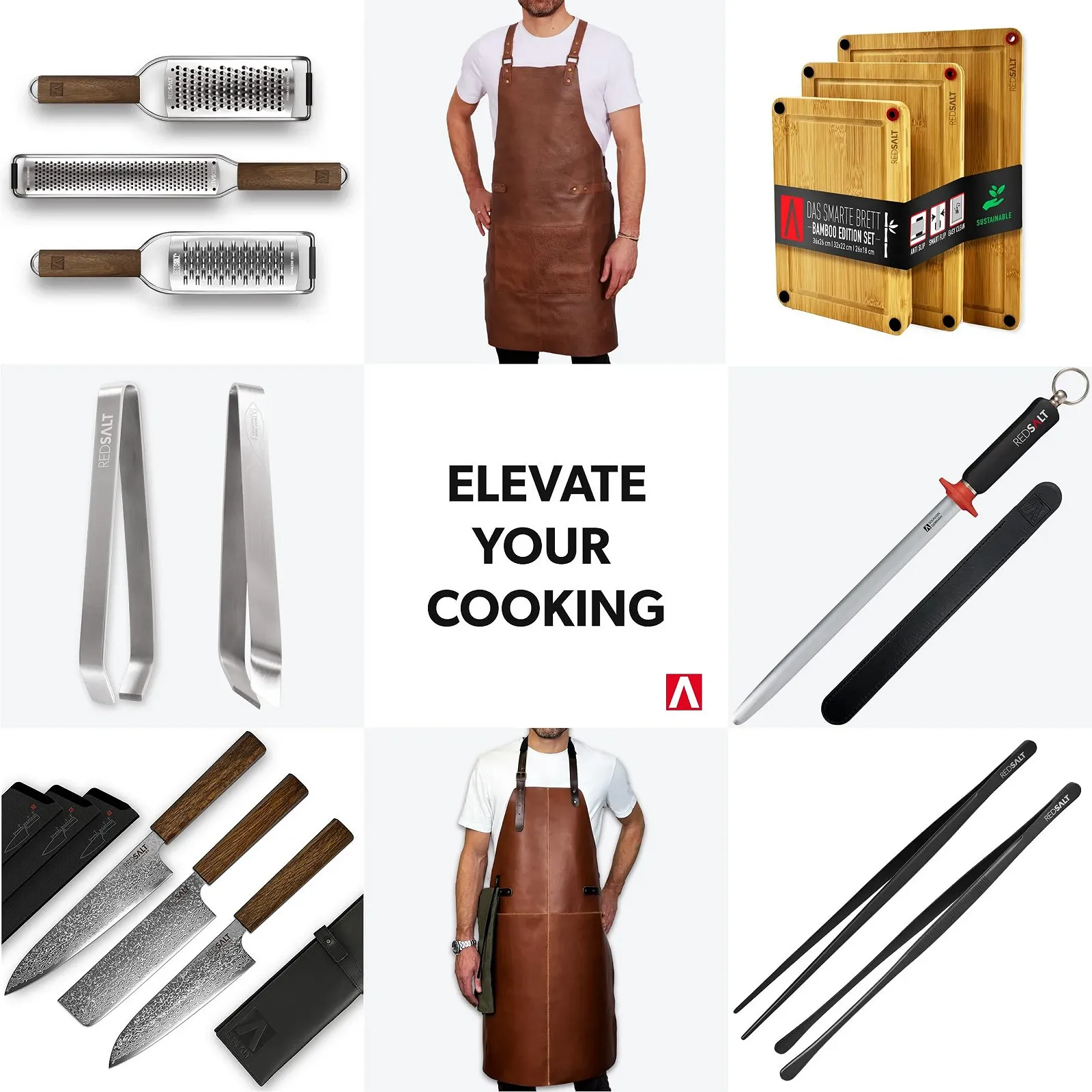 Терка REDSALT Premium Zester Нержавеющая сталь с деревянной ручкой из ореха, фото №8