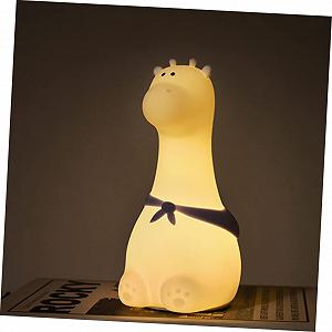 Ночник DOITOOL Giraffe Cute Soft Silicone Night Light LED Abs Child synthetic.ua - Фото 1