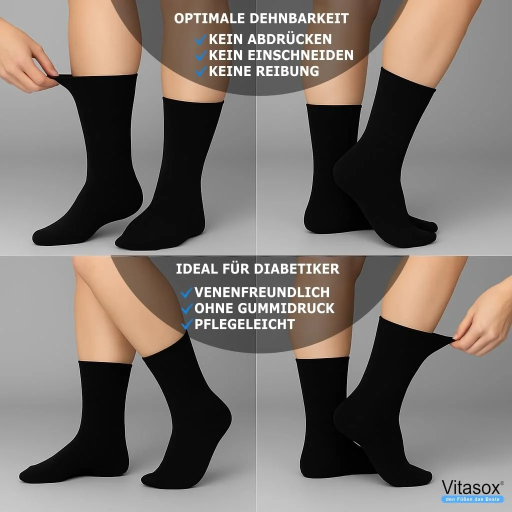 Діабетичні шкарпетки Vitasox Жіночі, фото №6 Діабетичні шкарпетки Vitasox Жіночі, фото №6