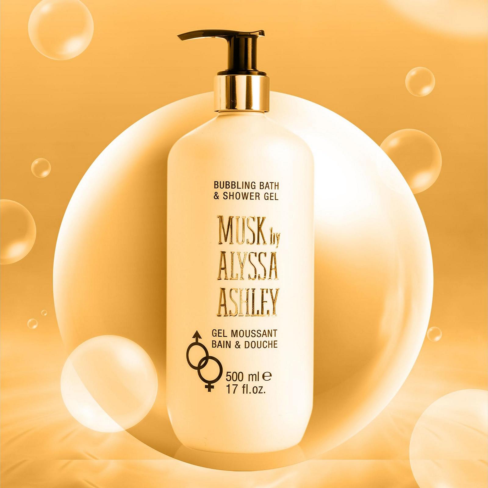 Гель для душа Alyssa Ashley MUSK 500 ml с помпой, фото №2
