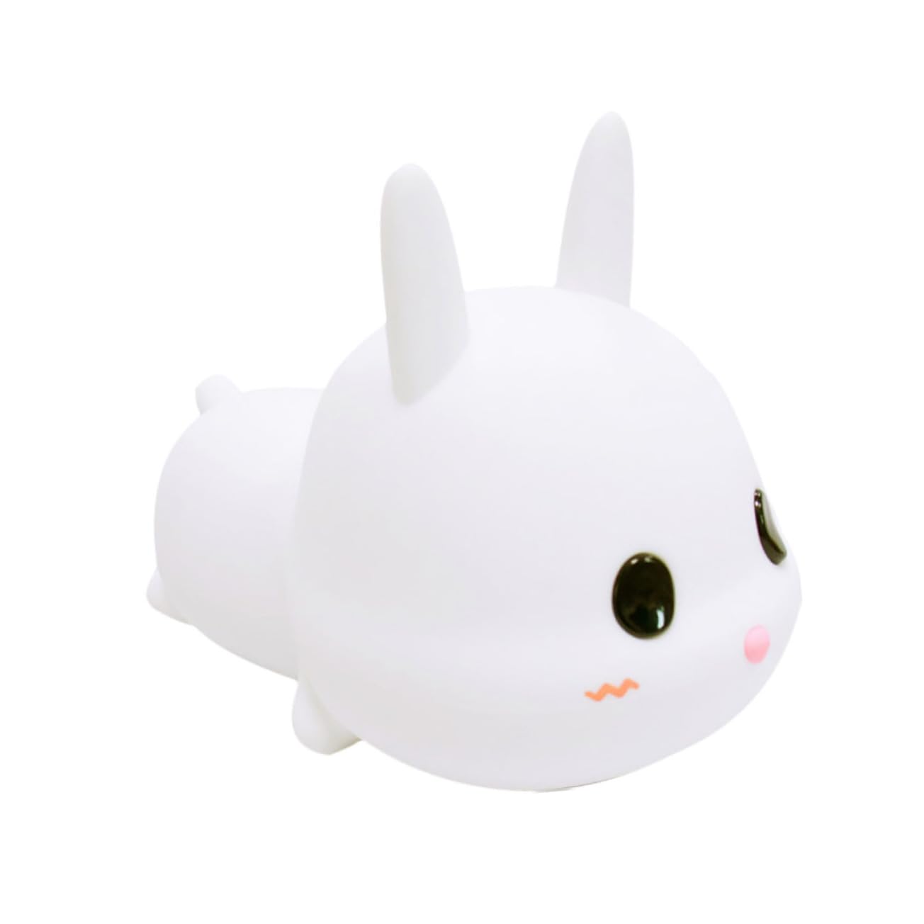 Ночник ibasenice 1 x Силиконовая лампа Светодиодная детская лампа Лампа для яслей Лампа для декора спальни Светодиодный ночной светильник Настольная лампа из силикона Лампа для сна ребенка Защита глаз Белый, фото №1