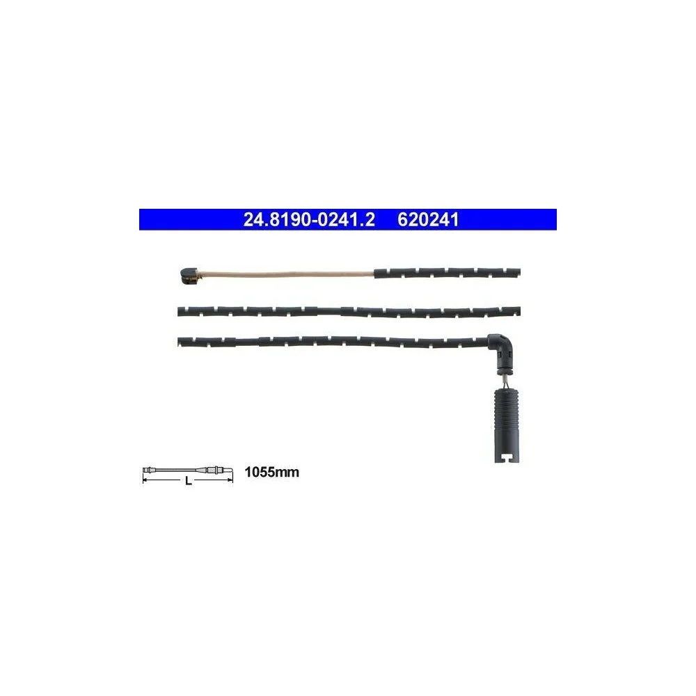 Датчик износа тормозных колодок ATE 24.8190-0241.2 для BMW задняя ось, фото №1 Датчик износа тормозных колодок ATE 24.8190-0241.2 для BMW задняя ось, фото №1