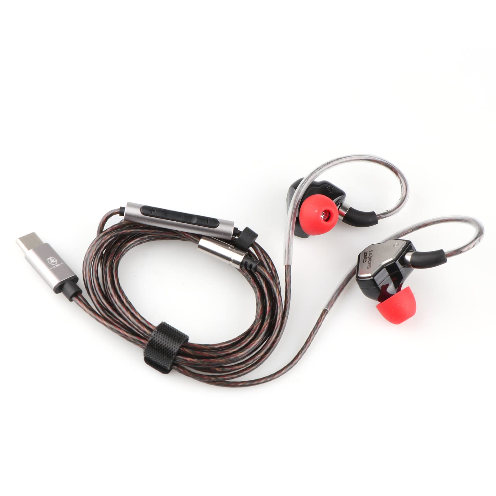Навушники LINSOUL 7Hz Salnotes Zero HiFi 10 мм Динамічні Вкладиші IEM Чорний з Мікрофоном Type C, фото №3