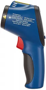 Бесконтактный термогигрометр TFA 31.1141 / Расчет точки роси / 12:1 / -50...+260 °C / Голубой-Черный synthetic.ua - Фото 1