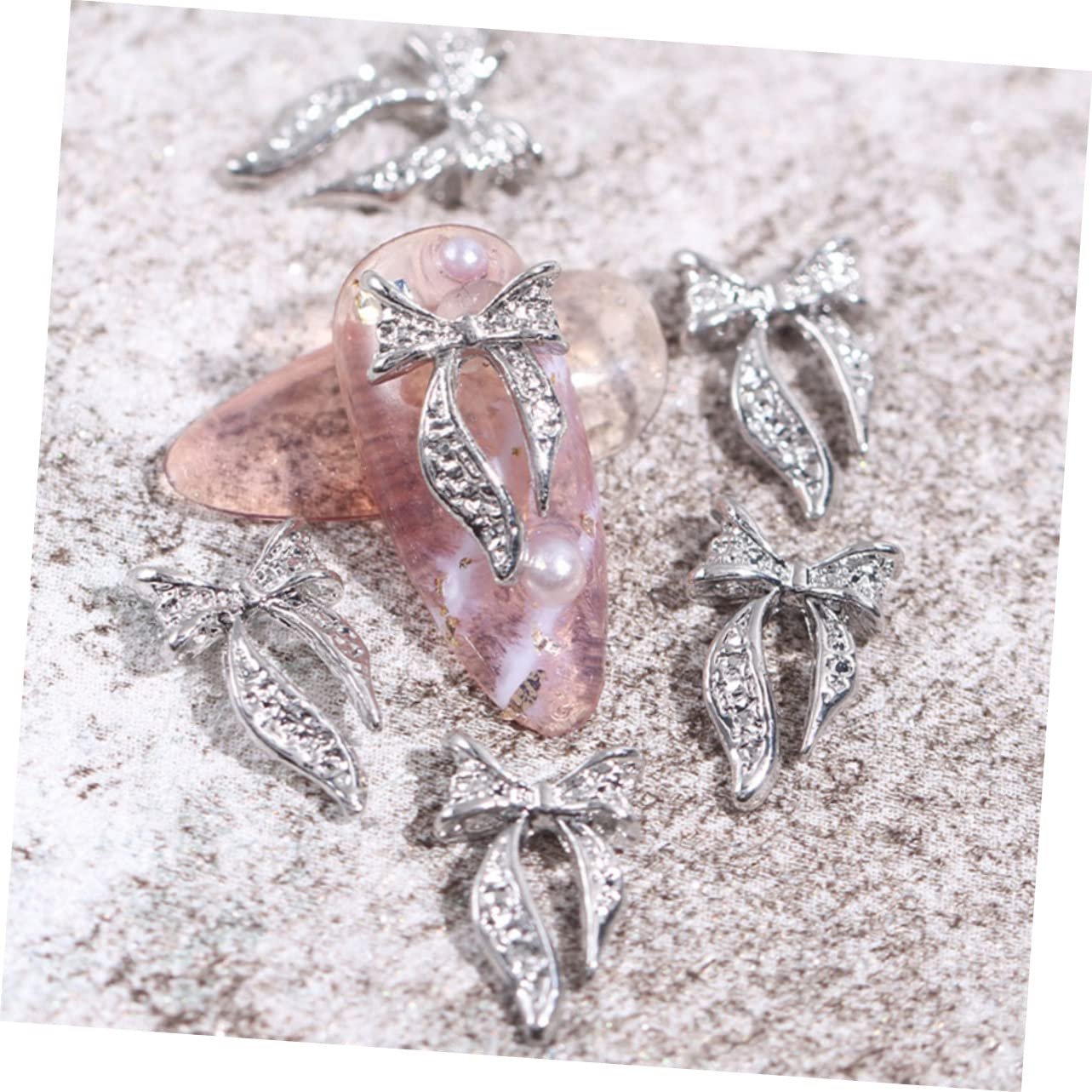 Наклейки для ногтей minkissy, 400 шт., 3D, стразы, украшения для ногтей, стеклянные шармы, металлические заклепки, фото №4