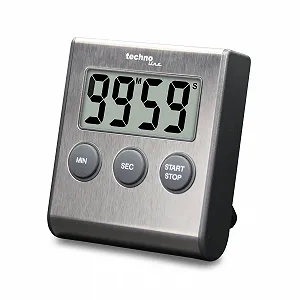 Кухонний таймер Technotrade Technoline KT 200 цифровий матовий хром synthetic.ua - Фото 1