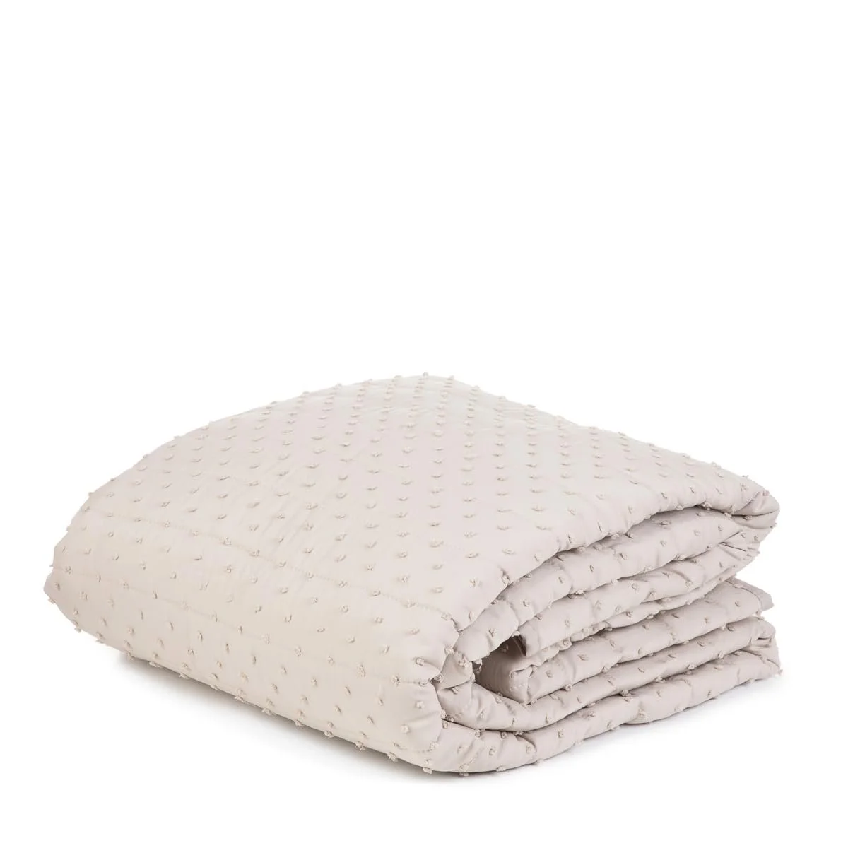 Покрывало Homla Cuddly Плед на диван Флисовое в горошек Бежевый 200 x 220 см, фото №2