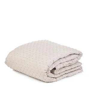 Покрывало Homla Cuddly Плед на диван Флисовое в горошек Бежевый 200 x 220 см synthetic.ua - Фото 1