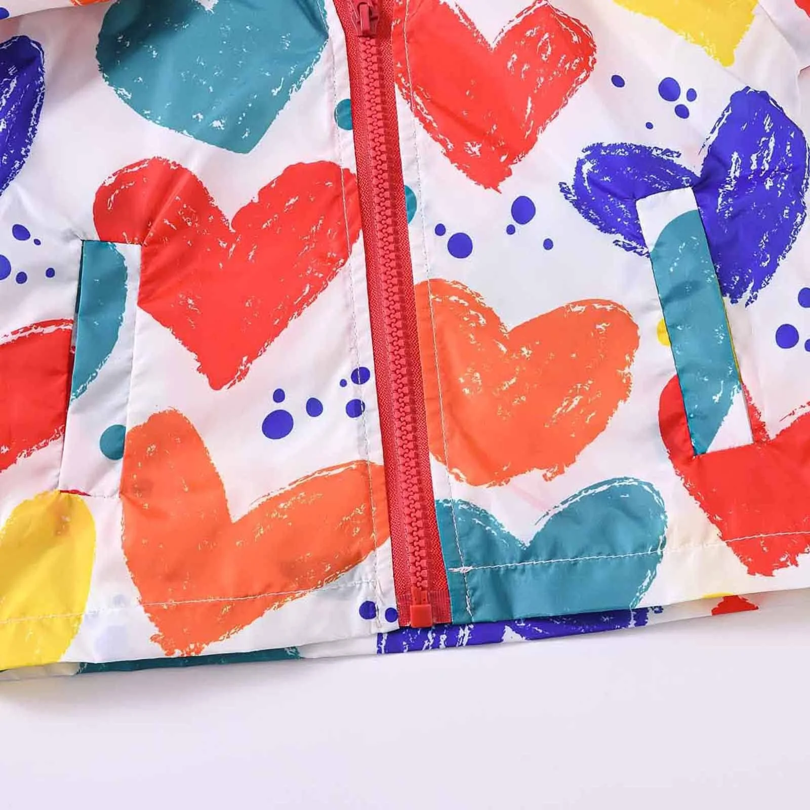 Вітровка KQIVAM Дитяча з капюшоном Легка дихаюча, фото №8