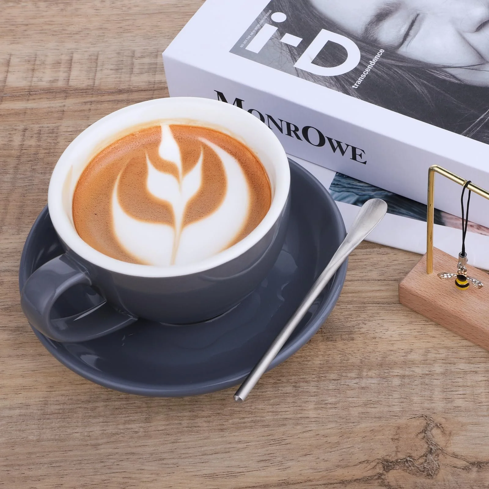 Набір з 6 маленьких ложок для кави з нержавіючої сталі, фото №6